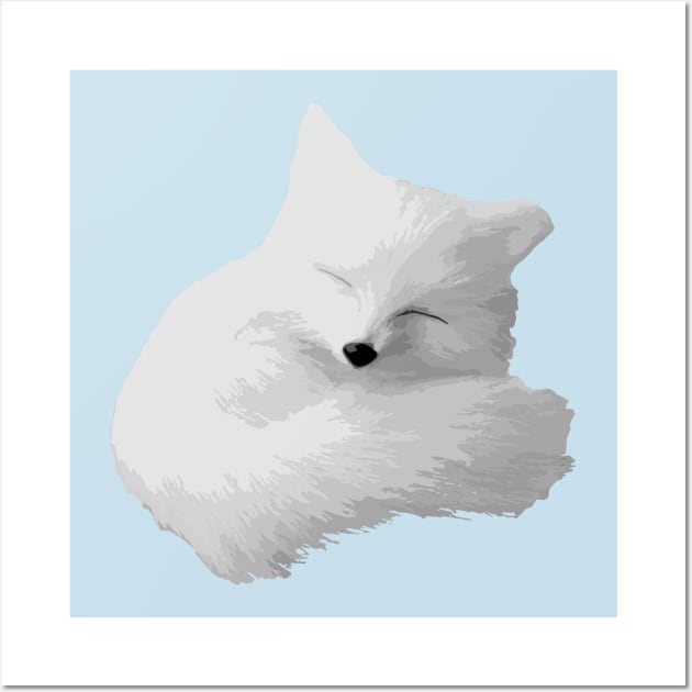 Arctic Fox Wall Art by Shatpublic